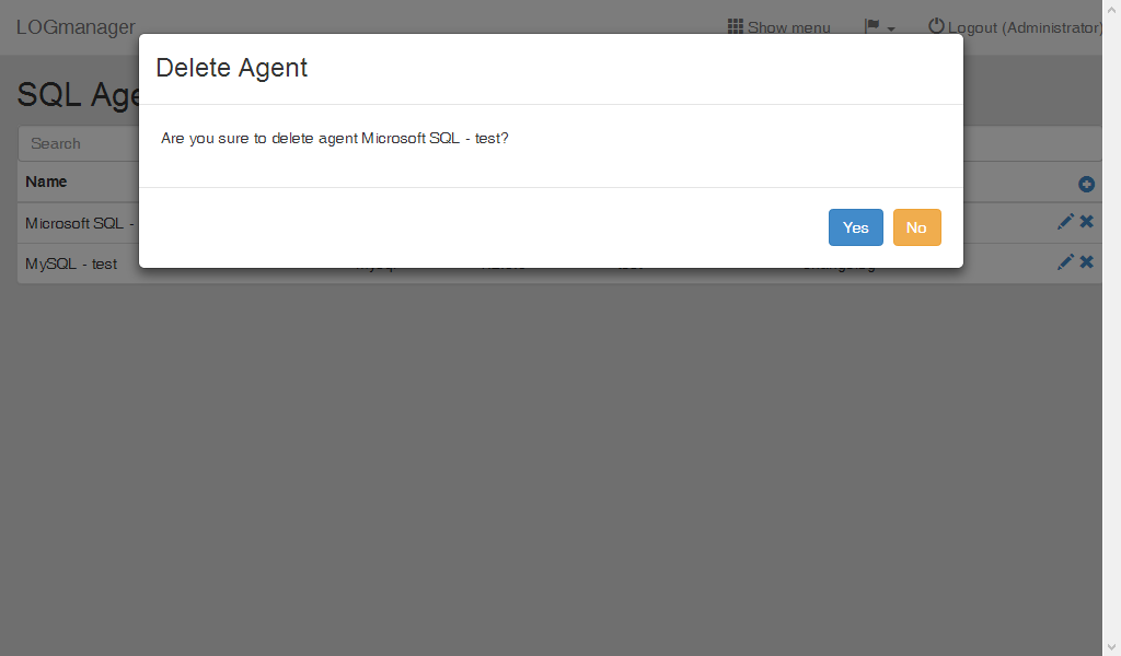 Delete SQL agent