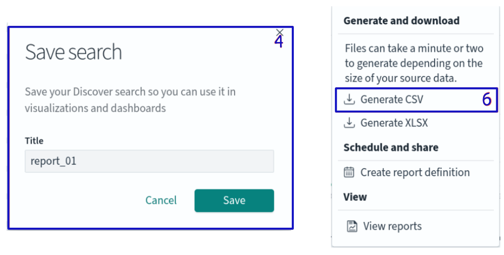 Export dat z sekce Najít
