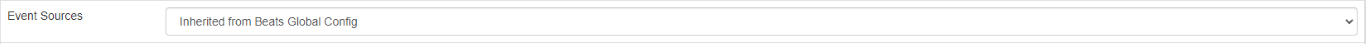 Beats Agent Event Sources config option