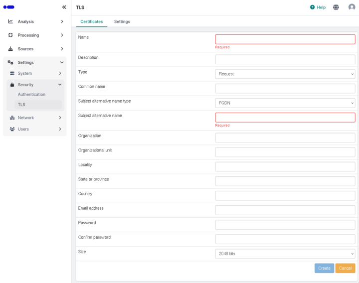 Creating a new CSR request