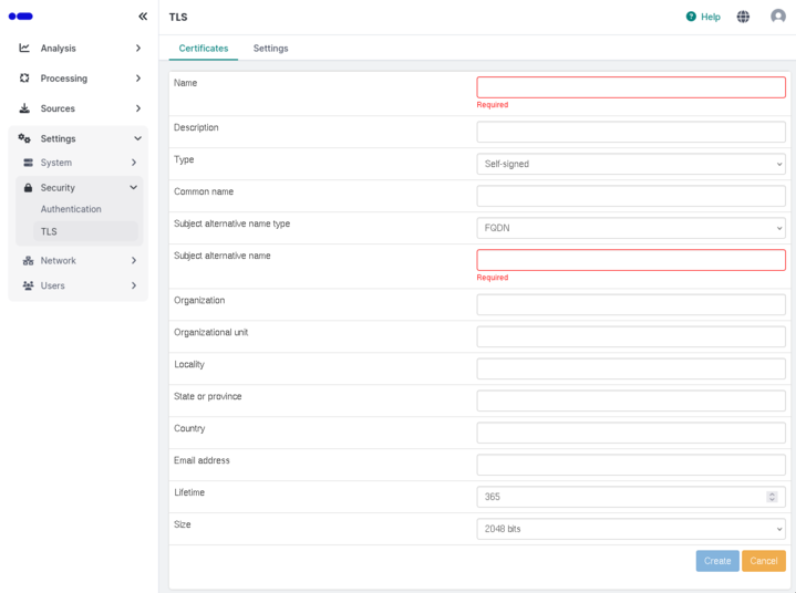 Creating a self-signed certificate